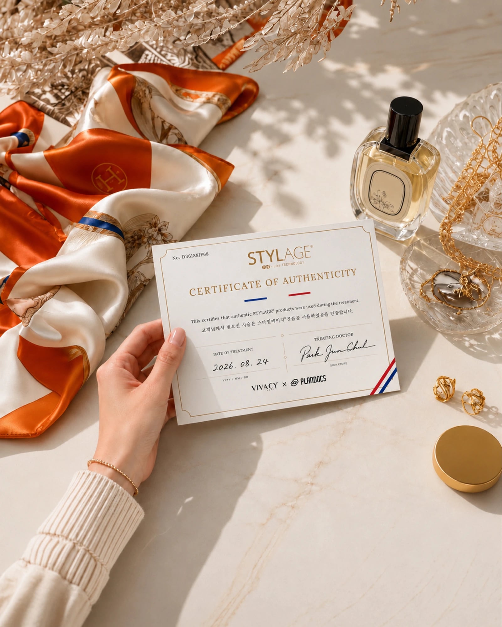 STYLAGE® · CERTIFICATE OF AUTHENTICITY